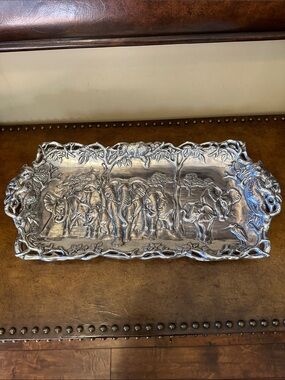 Arthur Court Safari Collection Elephant Tray 1999